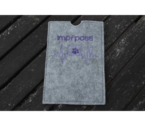 ITH - Stickserie Impfpasshüllen - Hund, Katze, Pferd, Kaninchen